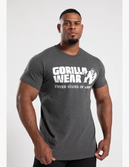 Gorilla Wear pánské tričko Classic – Tmavě šedá