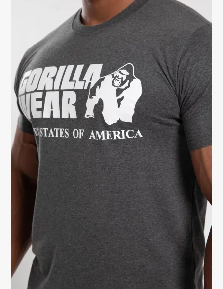 Gorilla Wear pánské tričko Classic – Tmavě šedá