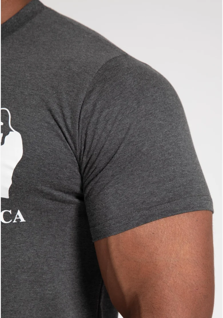 Gorilla Wear pánské tričko Classic – Tmavě šedá