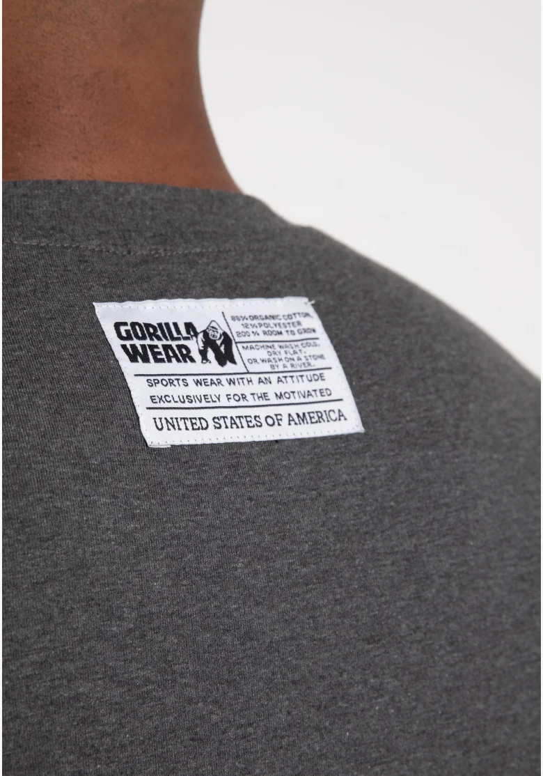 Gorilla Wear pánské tričko Classic – Tmavě šedá