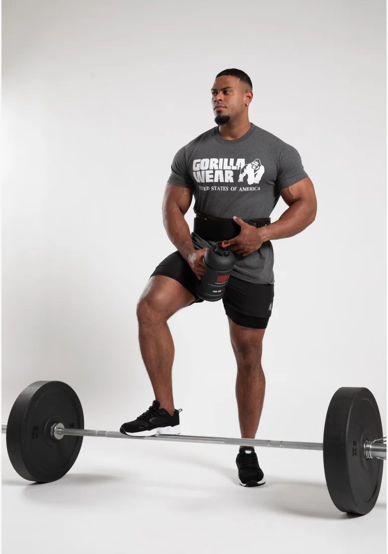 Gorilla Wear pánské tričko Classic – Tmavě šedá