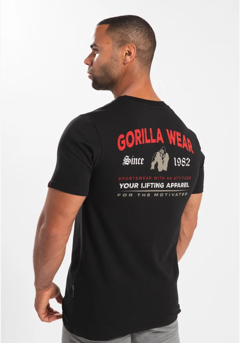 Gorilla Wear pánské tričko Warren – černé