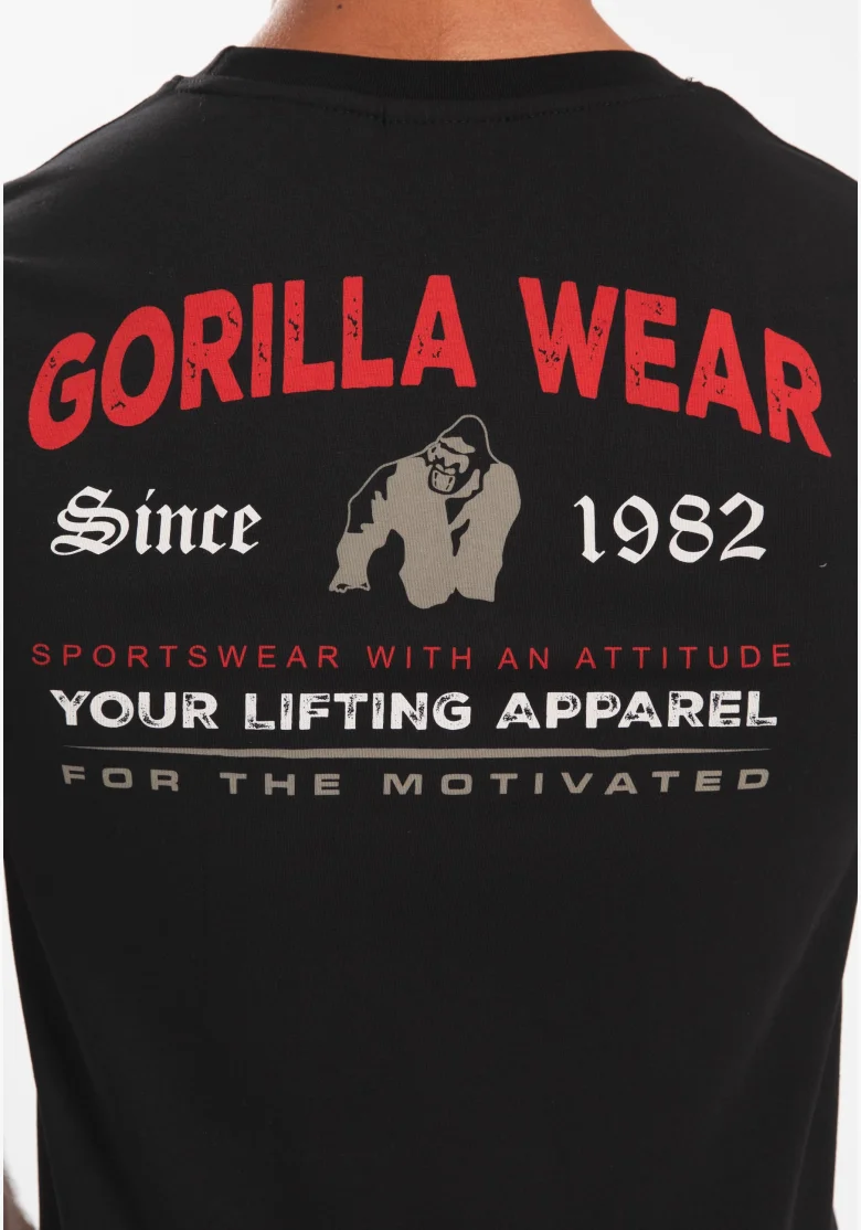 Gorilla Wear pánské tričko Warren – černé