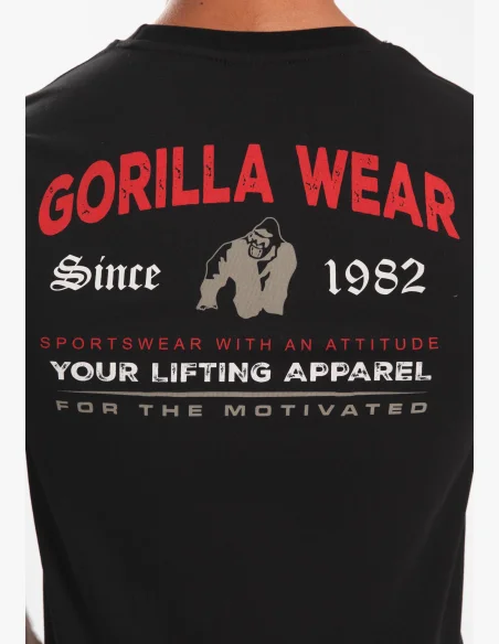 Gorilla Wear pánské tričko Warren – černé