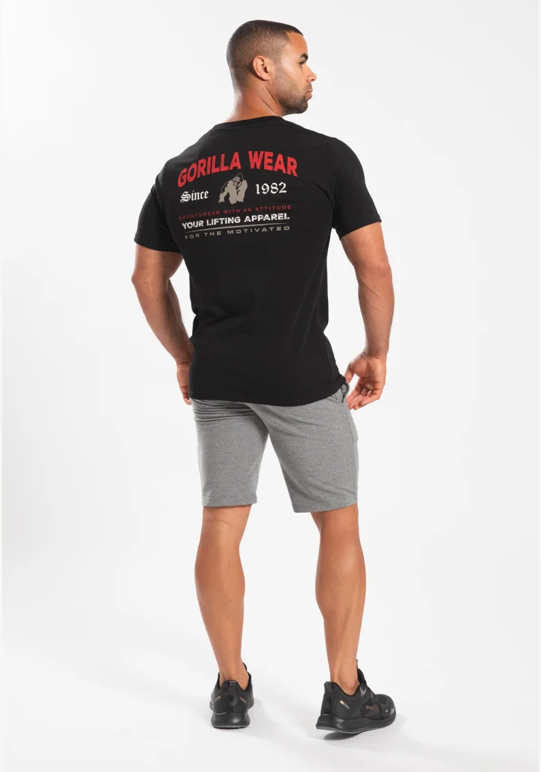 Gorilla Wear pánské tričko Warren – černé