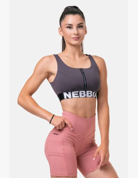 NEBBIA • Smart Zip sportovní podprsenka • NEBBIAshop.cz