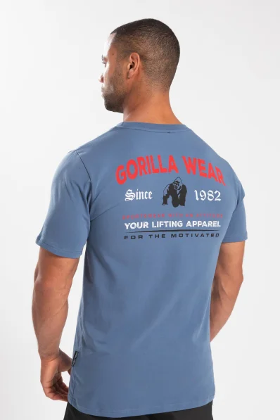 Gorilla Wear pánské tričko Warren – modré 2