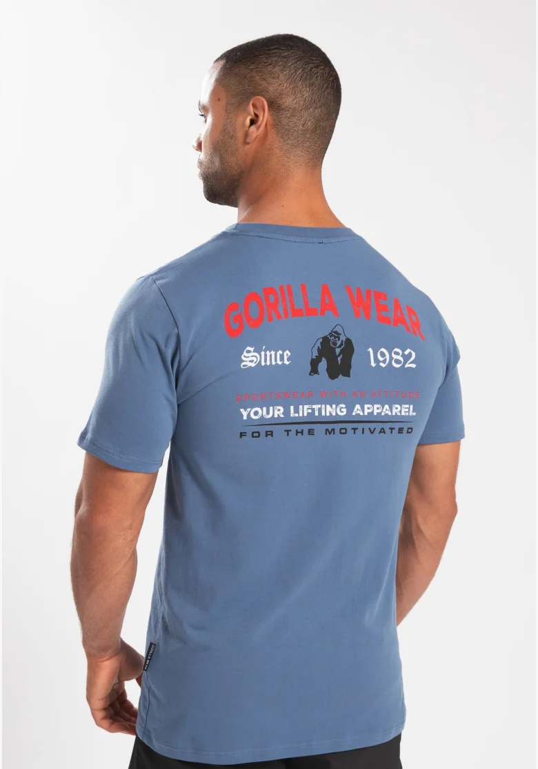 Gorilla Wear pánské tričko Warren – modré