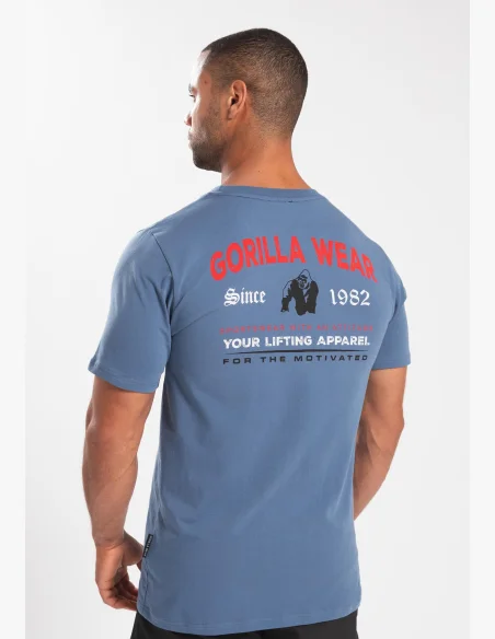 Gorilla Wear pánské tričko Warren – modré