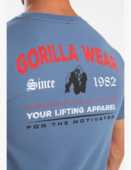 Gorilla Wear pánské tričko Warren – modré
