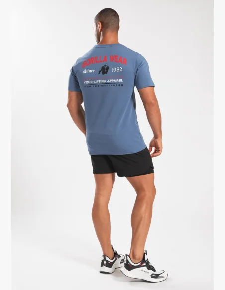 Gorilla Wear pánské tričko Warren – modré