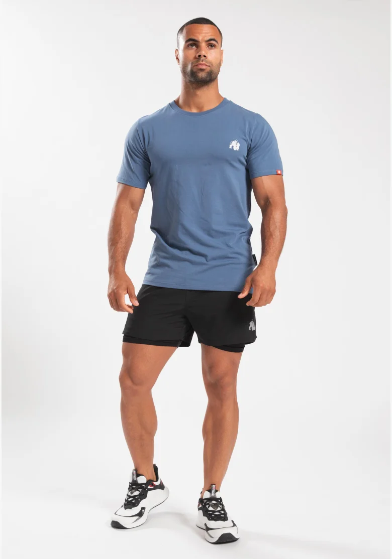 Gorilla Wear pánské tričko Warren – modré
