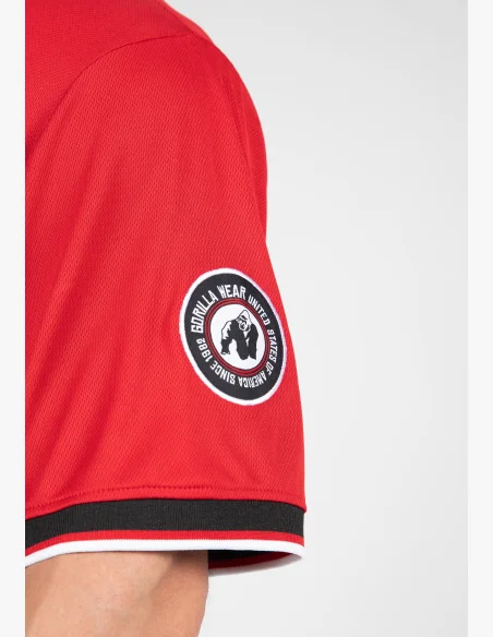 Gorilla Wear pánský dres Trenton Football Jersey černá/ červená