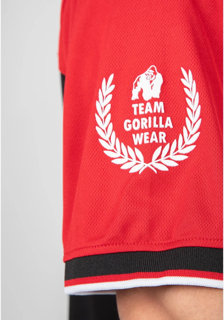 Gorilla Wear pánský dres Trenton Football Jersey černá/ červená