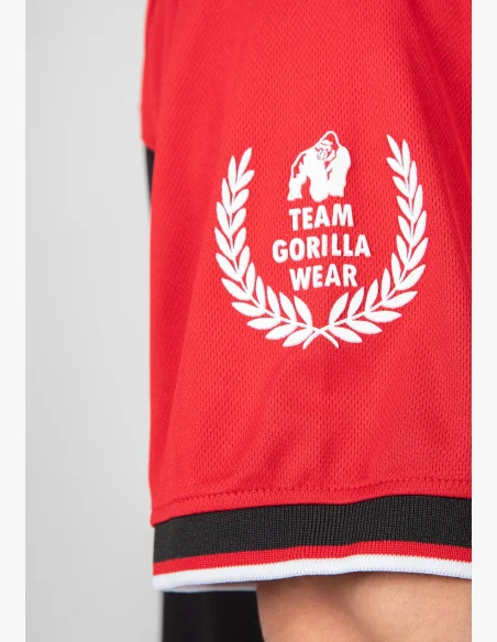 Gorilla Wear pánský dres Trenton Football Jersey černá/ červená