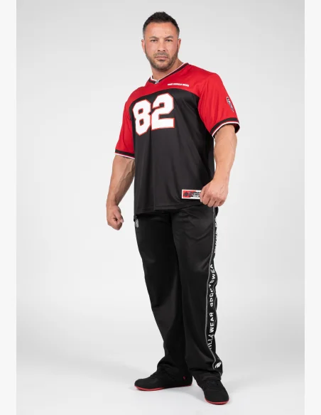 Gorilla Wear pánský dres Trenton Football Jersey černá/ červená