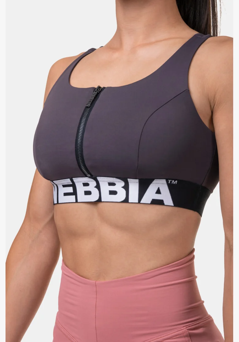 NEBBIA • Smart Zip sportovní podprsenka • NEBBIAshop.cz