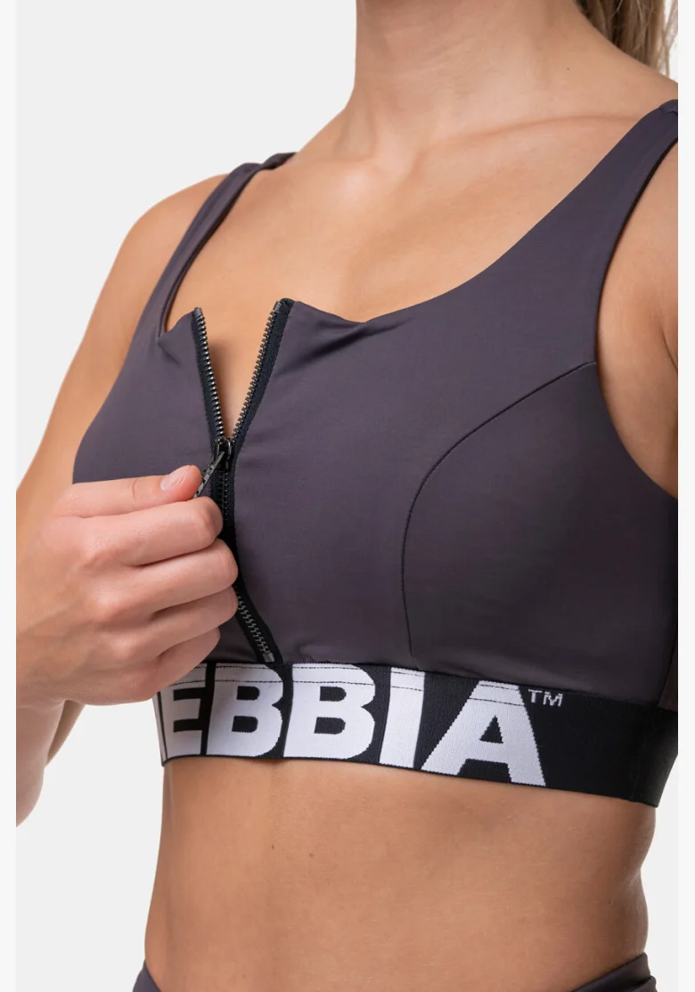 NEBBIA • Smart Zip sportovní podprsenka • NEBBIAshop.cz