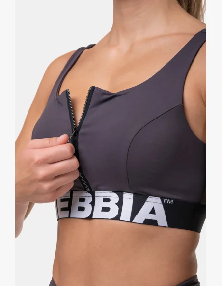 NEBBIA • Smart Zip sportovní podprsenka • NEBBIAshop.cz
