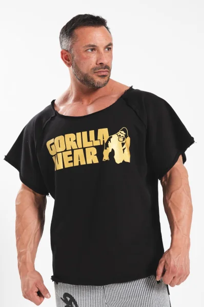 Gorilla wear pánský Workout Top Classic – černá/zlatá