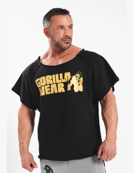 Gorilla wear pánský Workout Top Classic – černá/zlatá