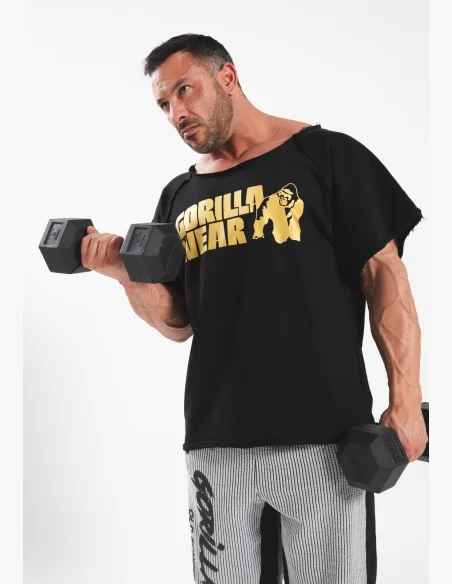Gorilla wear pánský Workout Top Classic – černá/zlatá