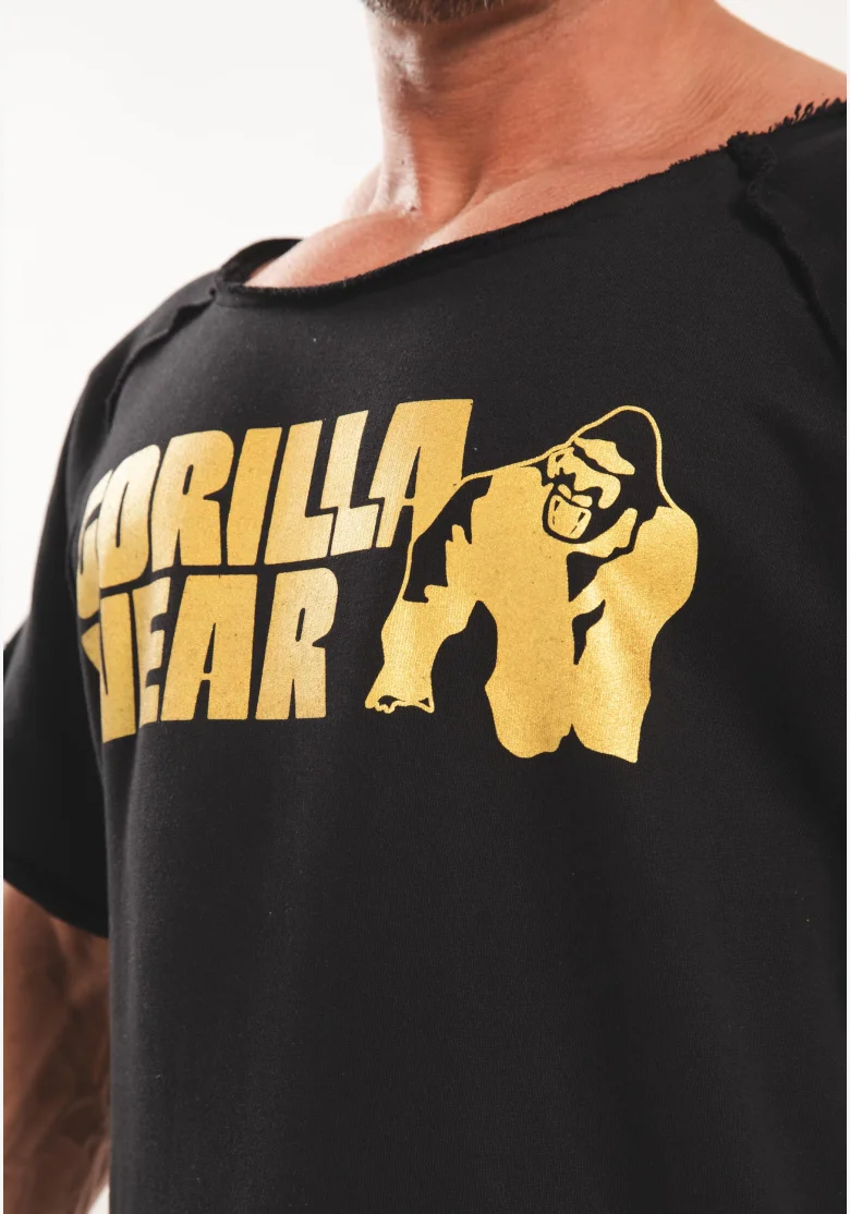 Gorilla wear pánský Workout Top Classic – černá/zlatá