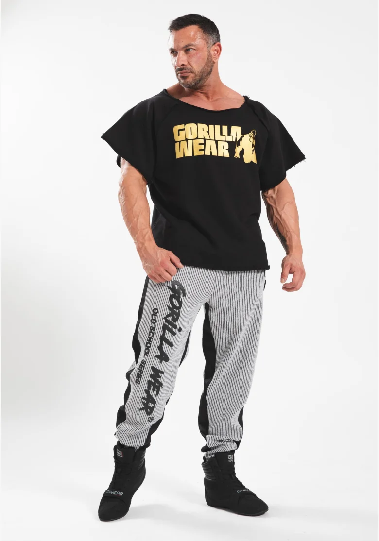 Gorilla wear pánský Workout Top Classic – černá/zlatá