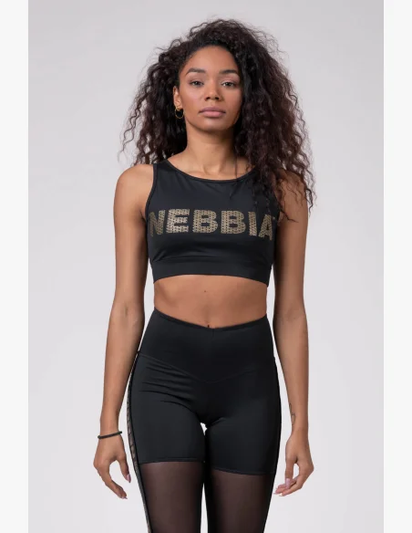 NEBBIA • Gold Mesh mini top • NEBBIAshop.cz