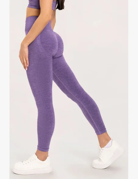 Gym Glamour Legíny seamless push up dark plum • Nebshop.cz