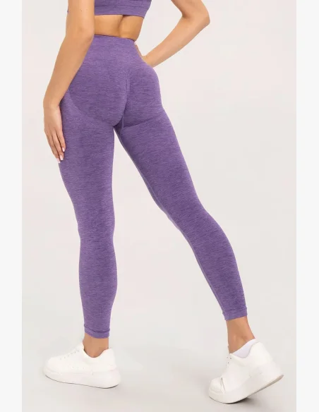 Gym Glamour Legíny seamless push up dark plum • Nebshop.cz