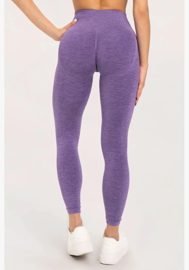 Gym Glamour Legíny seamless push up dark plum • Nebshop.cz