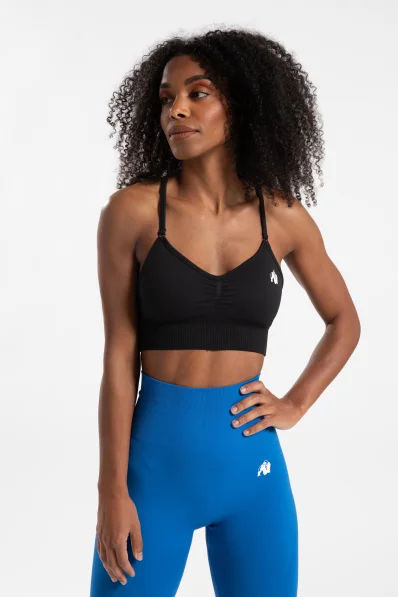 Gorilla Wear dámská sportovní podprsenka Olivia – černá