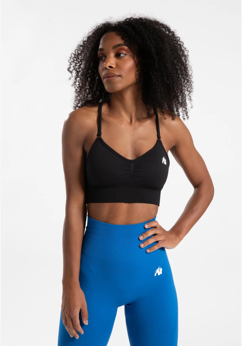 Gorilla Wear dámská sportovní podprsenka Olivia – černá