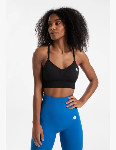 Gorilla Wear dámská sportovní podprsenka Olivia – černá