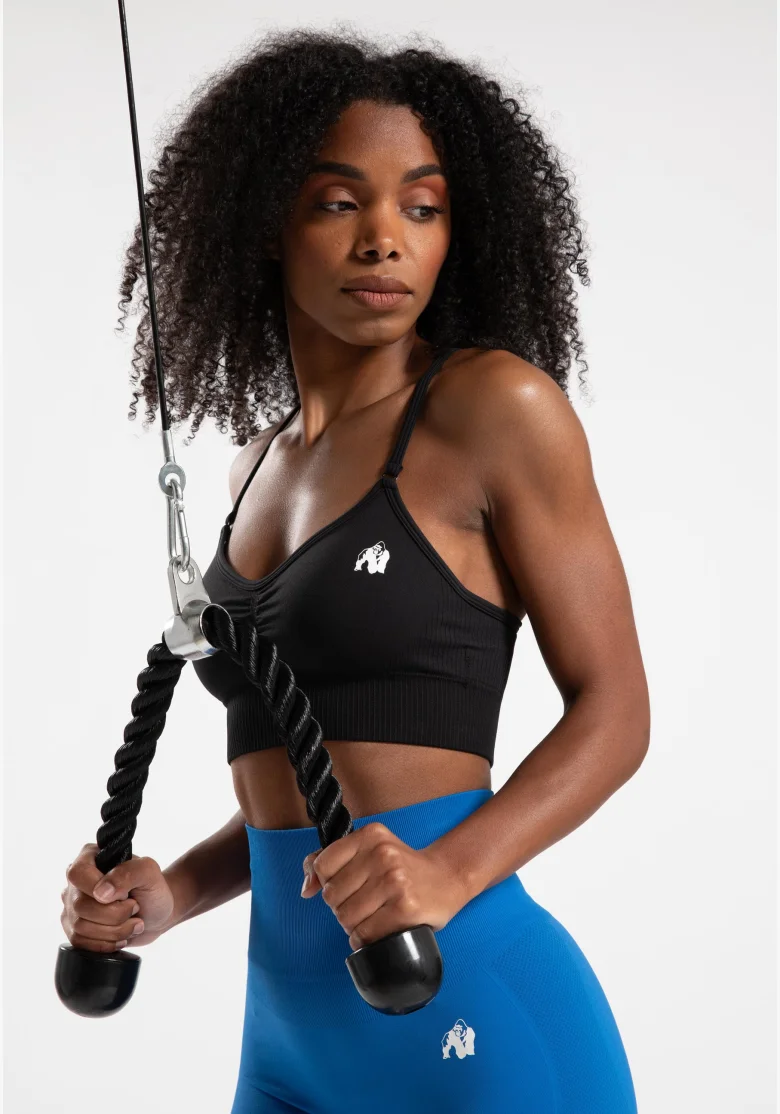 Gorilla Wear dámská sportovní podprsenka Olivia – černá