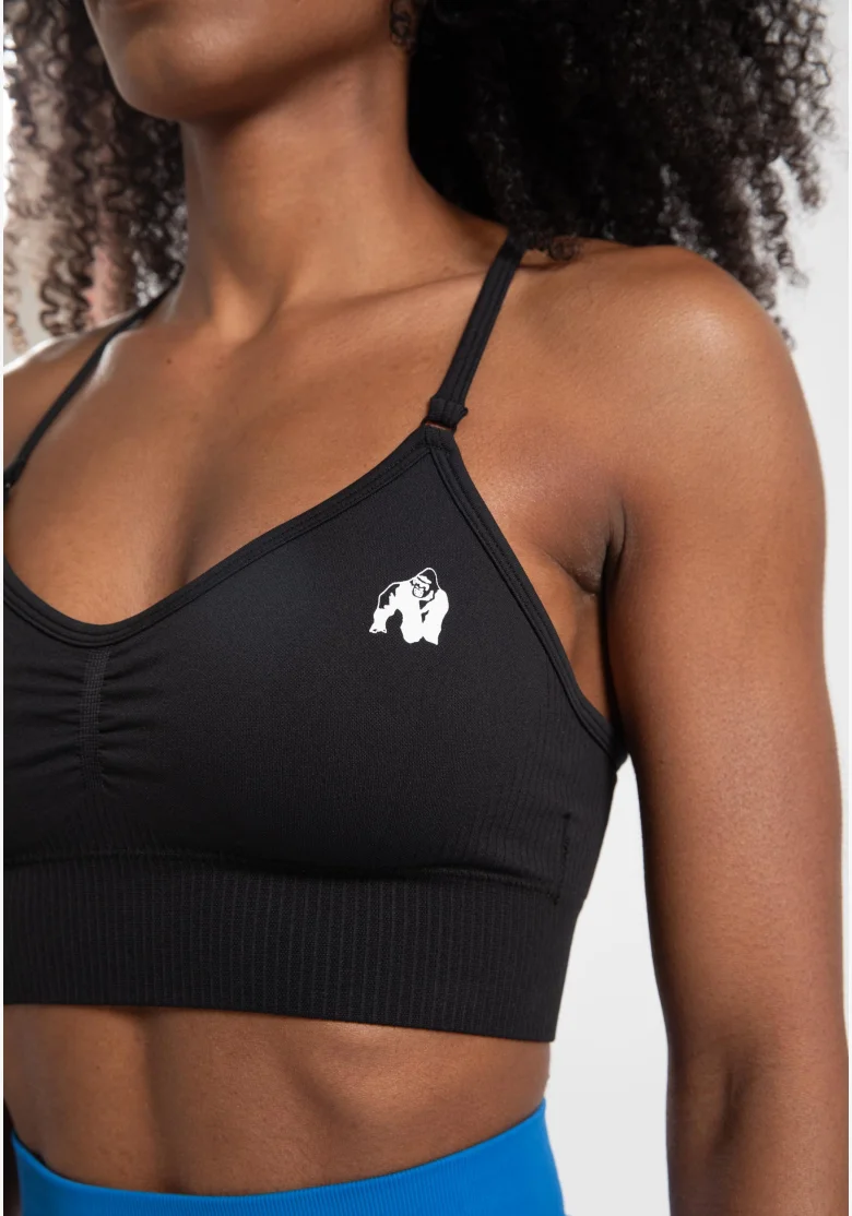 Gorilla Wear dámská sportovní podprsenka Olivia – černá