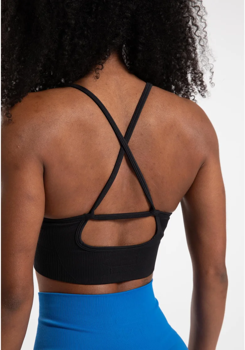 Gorilla Wear dámská sportovní podprsenka Olivia – černá