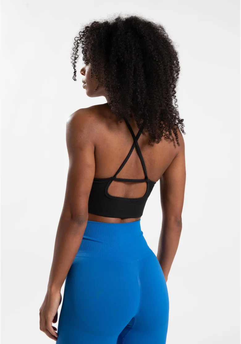 Gorilla Wear dámská sportovní podprsenka Olivia – černá