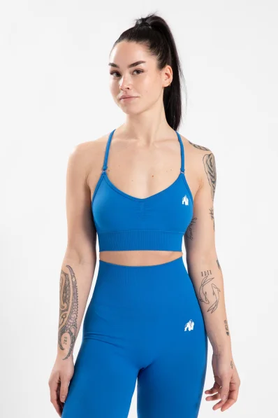 Gorilla Wear dámská sportovní podprsenka Olivia – modrá