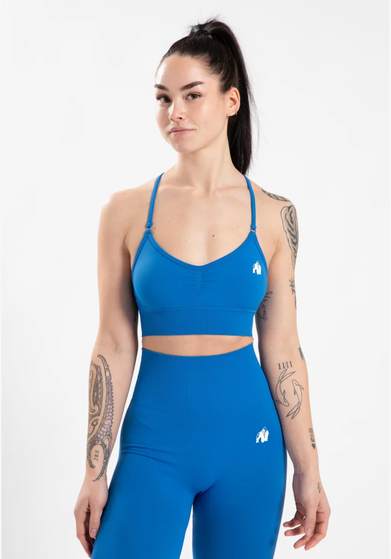 Gorilla Wear dámská sportovní podprsenka Olivia – modrá