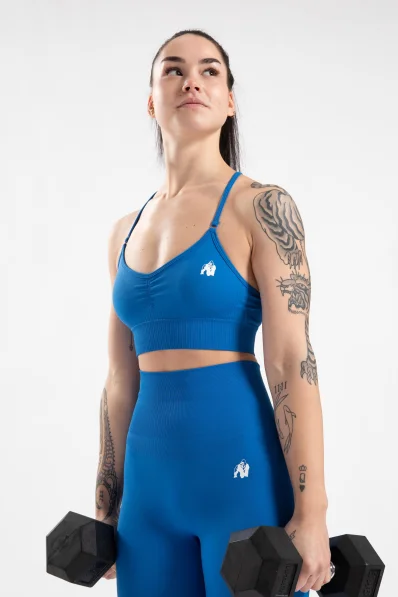 Gorilla Wear dámská sportovní podprsenka Olivia – modrá 2