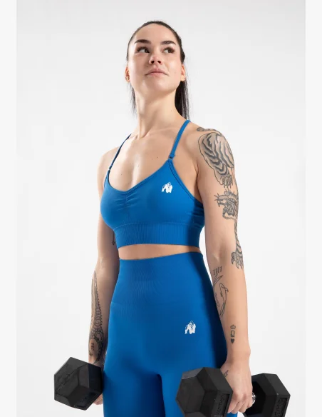 Gorilla Wear dámská sportovní podprsenka Olivia – modrá