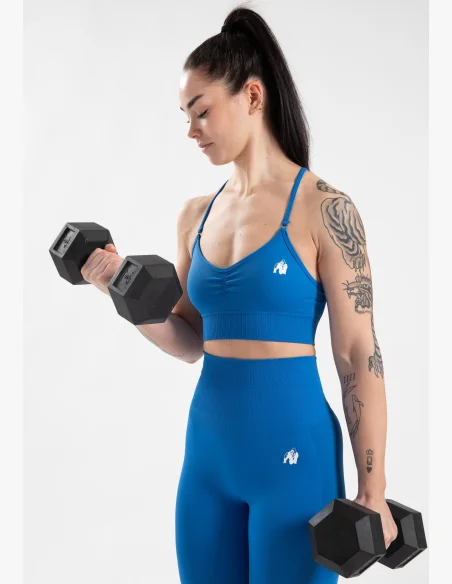 Gorilla Wear dámská sportovní podprsenka Olivia – modrá