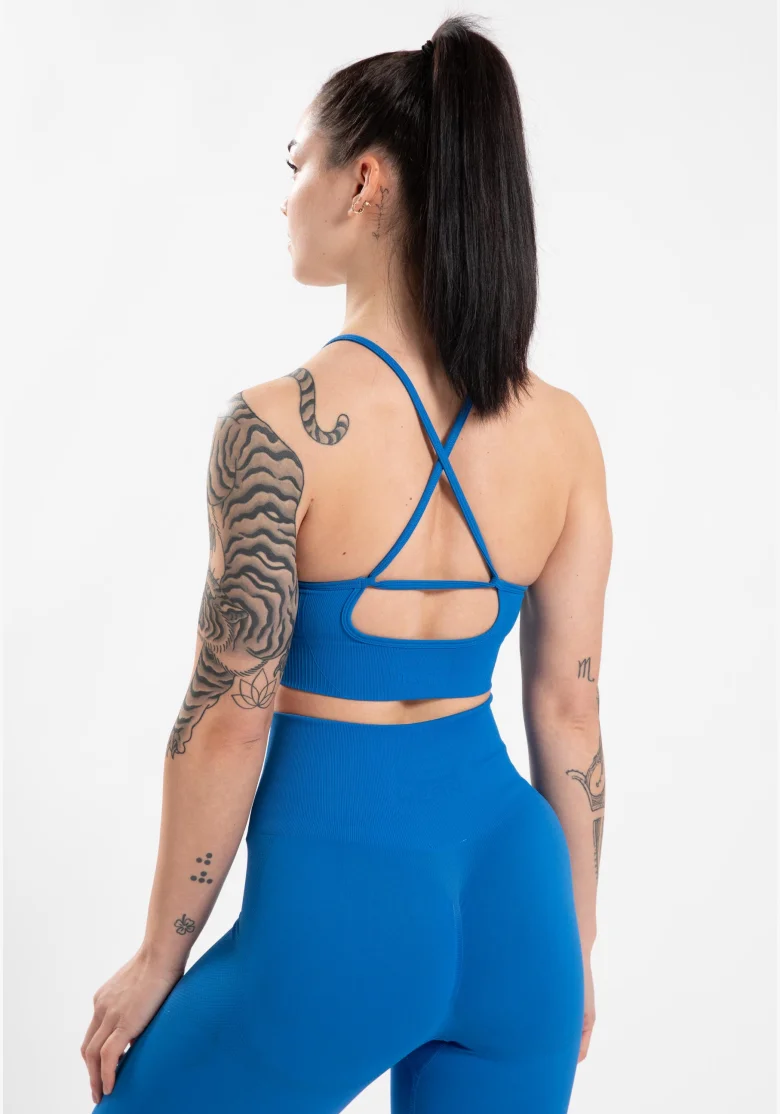 Gorilla Wear dámská sportovní podprsenka Olivia – modrá