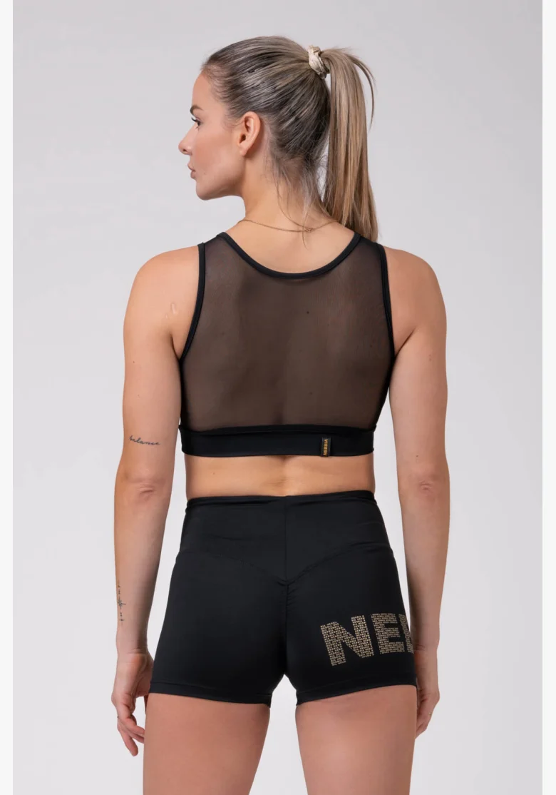 NEBBIA • Gold Mesh mini top • NEBBIAshop.cz