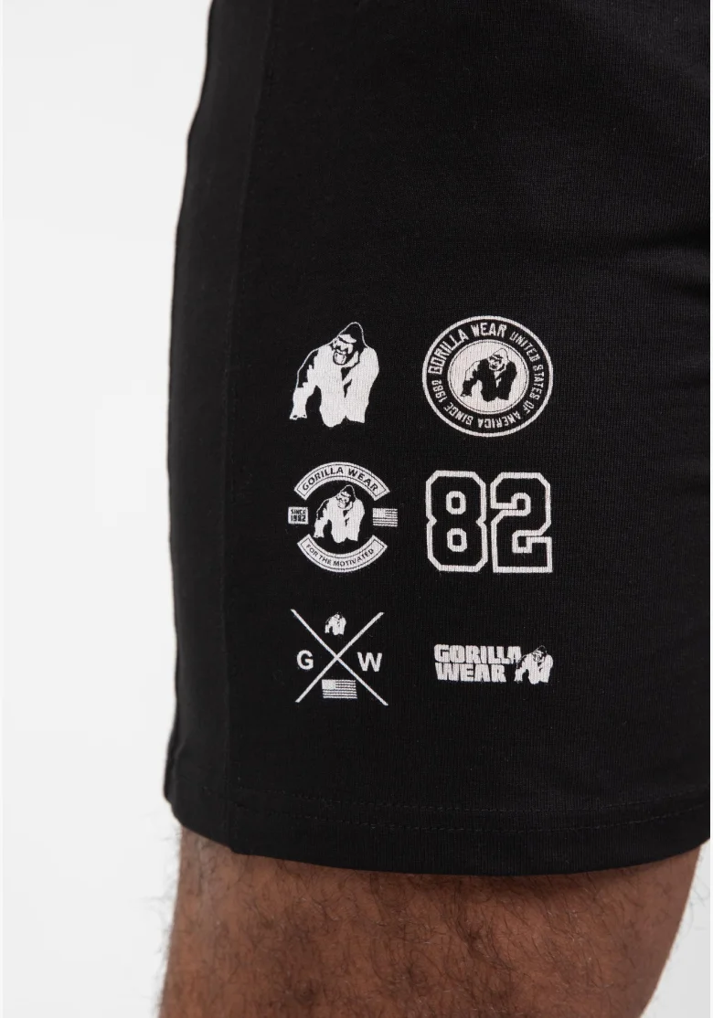 Gorilla Wear pánské šortky Lopez – černá