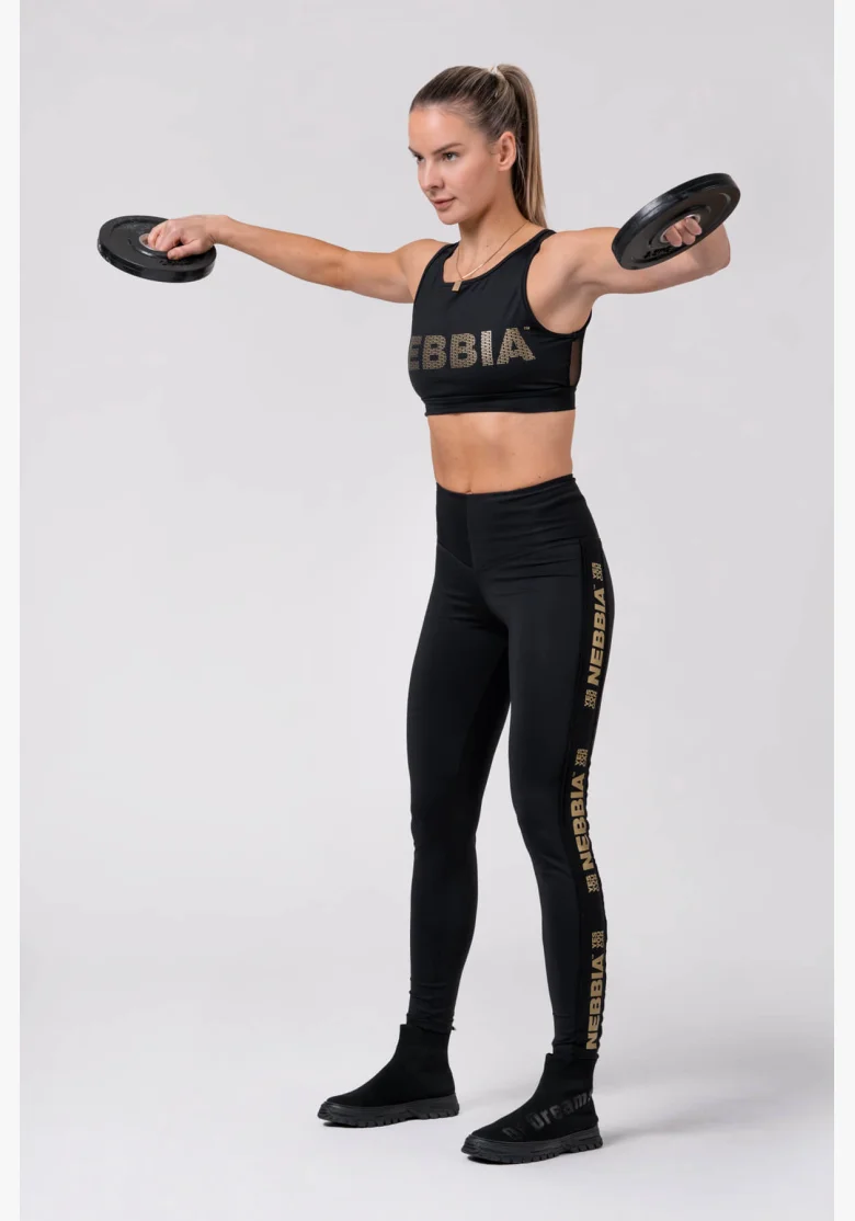 NEBBIA • Gold Mesh mini top • NEBBIAshop.cz