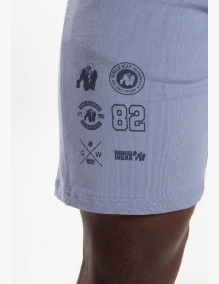 Gorilla Wear pánské šortky Lopez – fialovo modrá