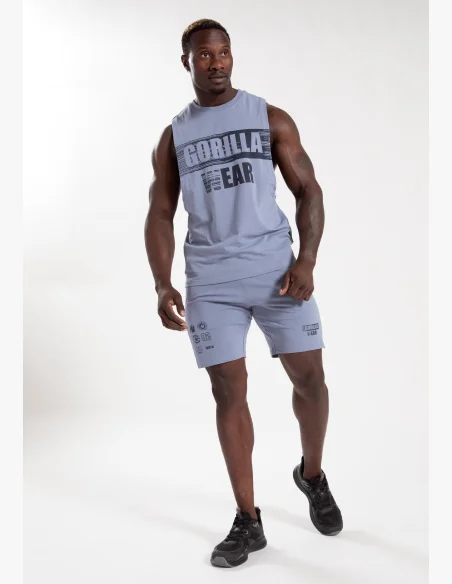 Gorilla Wear pánské šortky Lopez – fialovo modrá